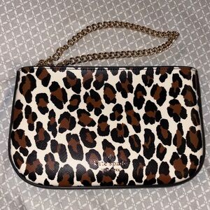 Kate Spade Leopard Wristlet